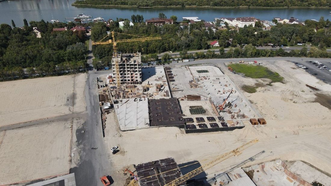Ход строительства ЖК «Левобережье» за Август 2023 г., фото №1