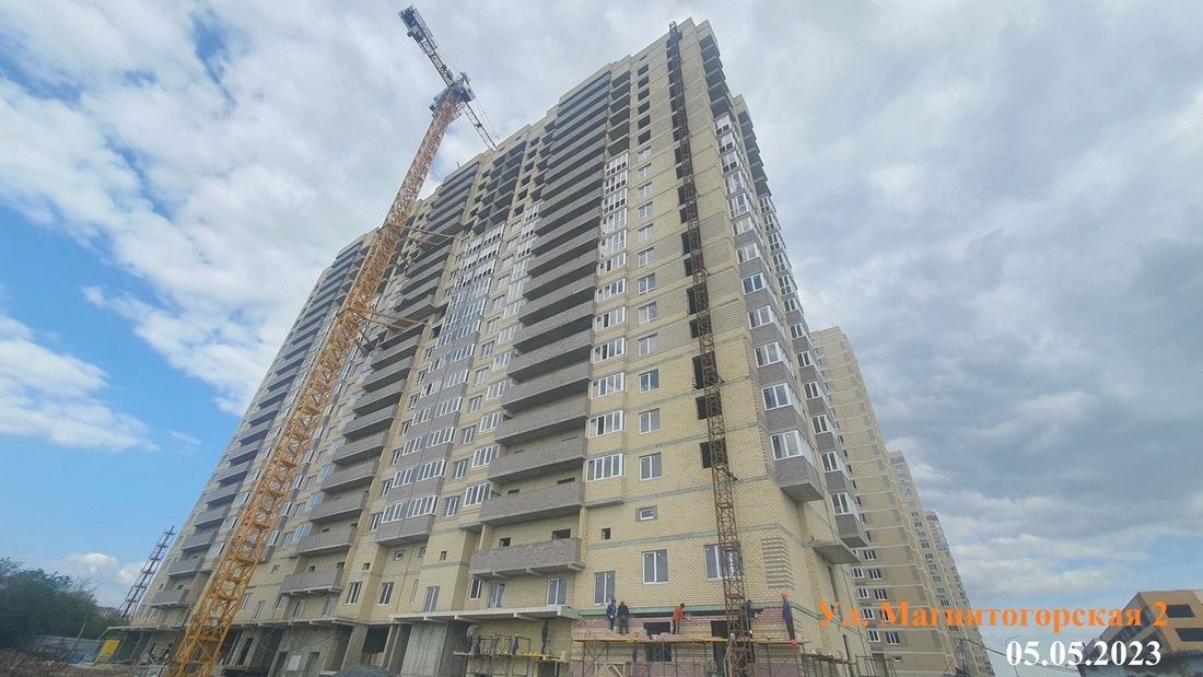 Ход строительства ЖК «Екатерининский» за Май 2023 г., фото №1