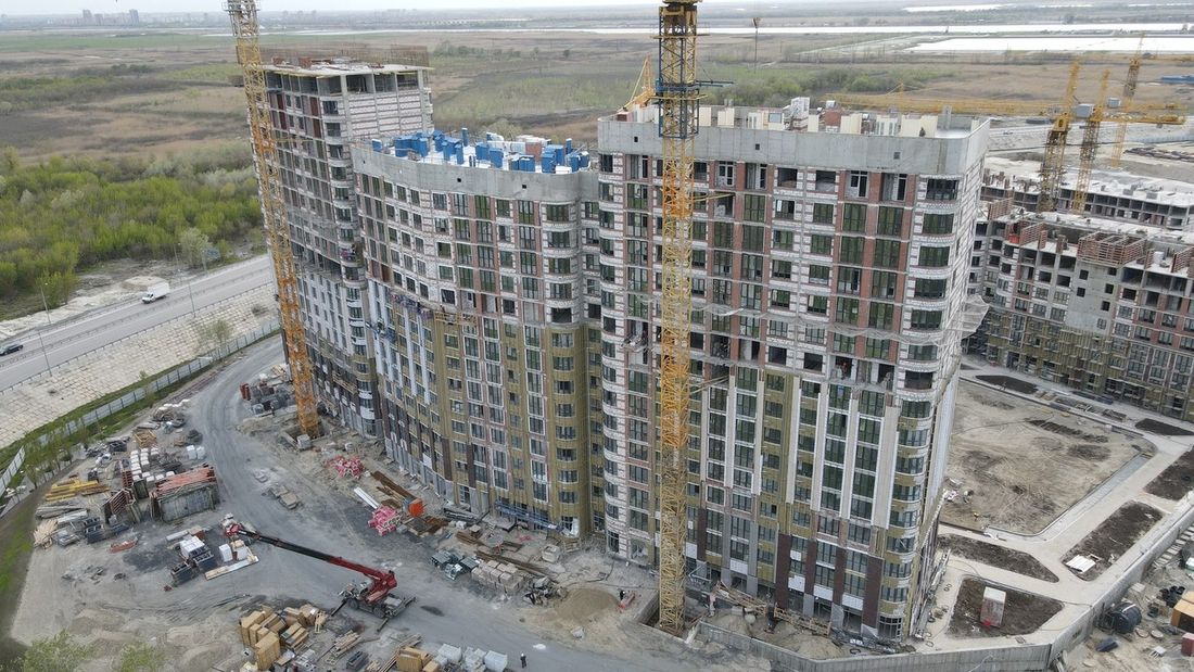 Ход строительства ЖК «Левобережье» за Май 2023 г., фото №1