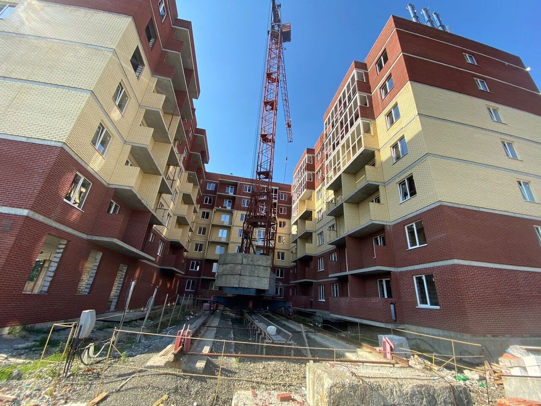 Ход строительства ЖК «Ахтарский» за Июнь 2023 г., фото №1