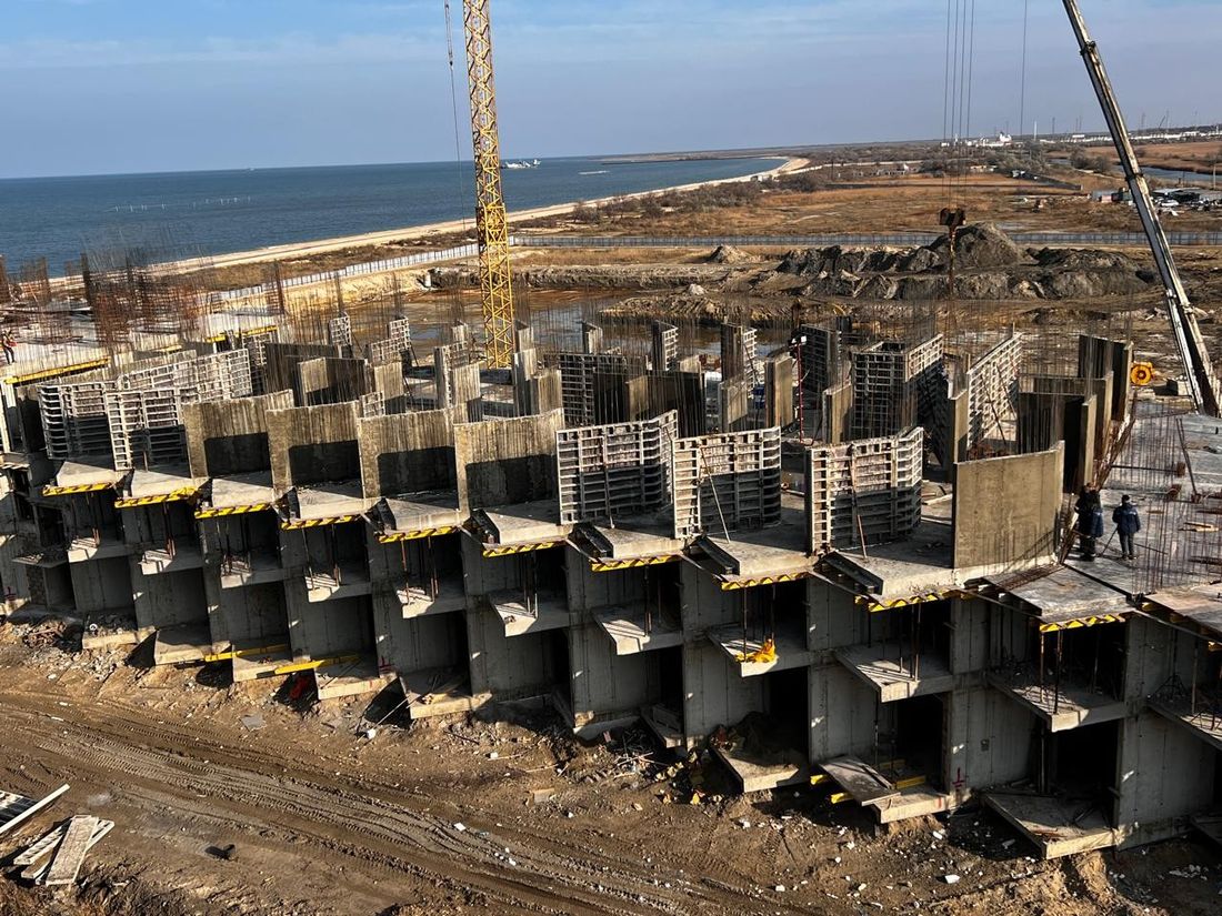 Ход строительства ЖК «Оазис Азова» за Декабрь 2024 г., фото №1