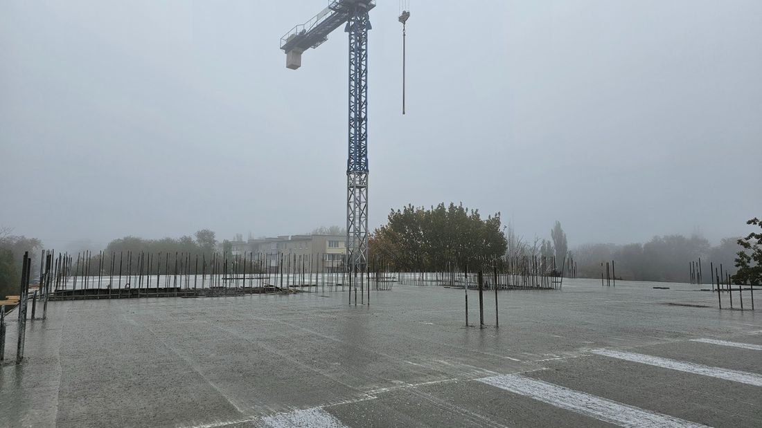 Ход строительства ЖК «Октябрьский» за Октябрь 2024 г., фото №1
