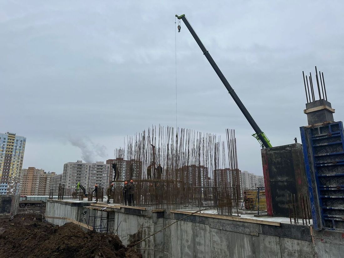Ход строительства ЖК «Сокольники» за Декабрь 2023 г., фото №1