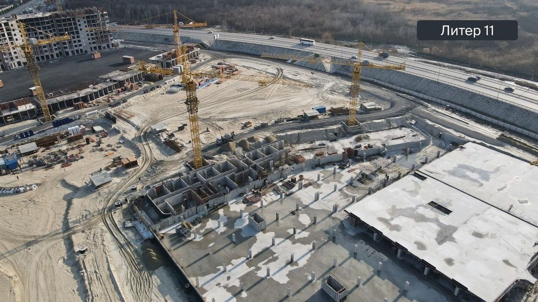 Ход строительства ЖК «Левобережье» за Декабрь 2022 г., фото №1