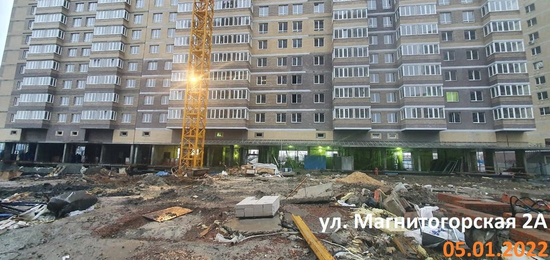 Ход строительства ЖК «Екатерининский» за Январь 2022 г., фото №1