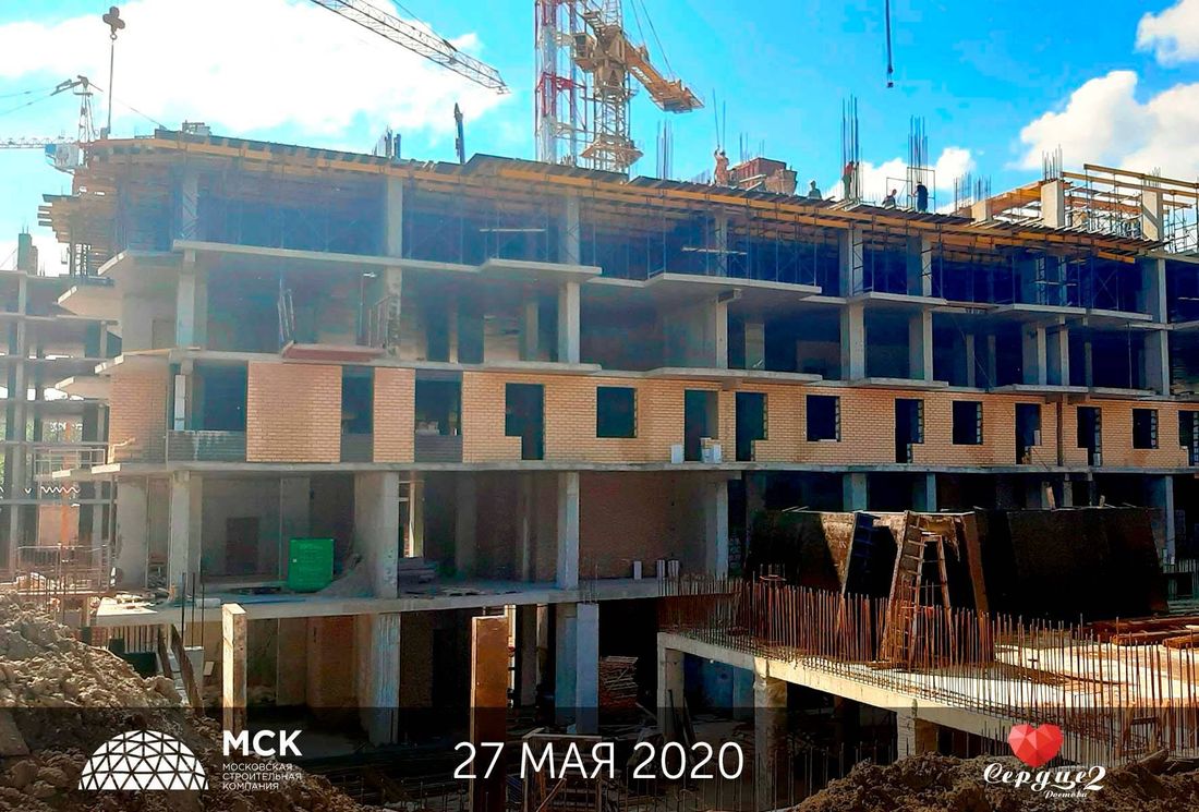 Ход строительства ЖК «Сердце Ростова 2» за Июнь 2020 г., фото №1