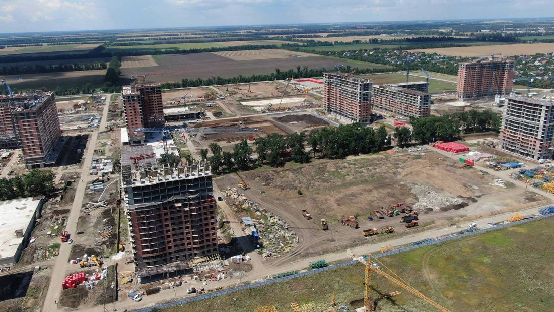 Ход строительства ЖК «Самолёт» за Июль 2022 г., фото №1