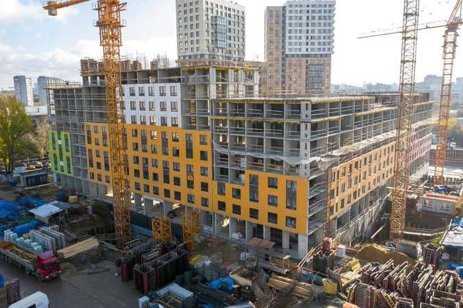 Ход строительства ЖК «Волжский парк» за Октябрь 2020 г., фото №1