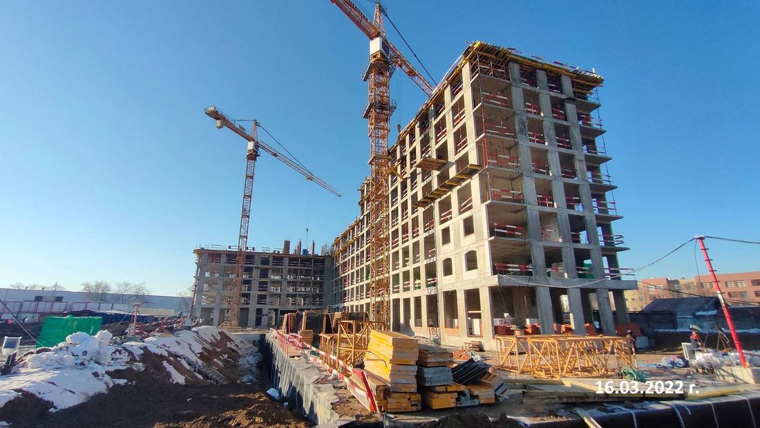 Ход строительства ЖК «Михалковский» за Март 2022 г., фото №1