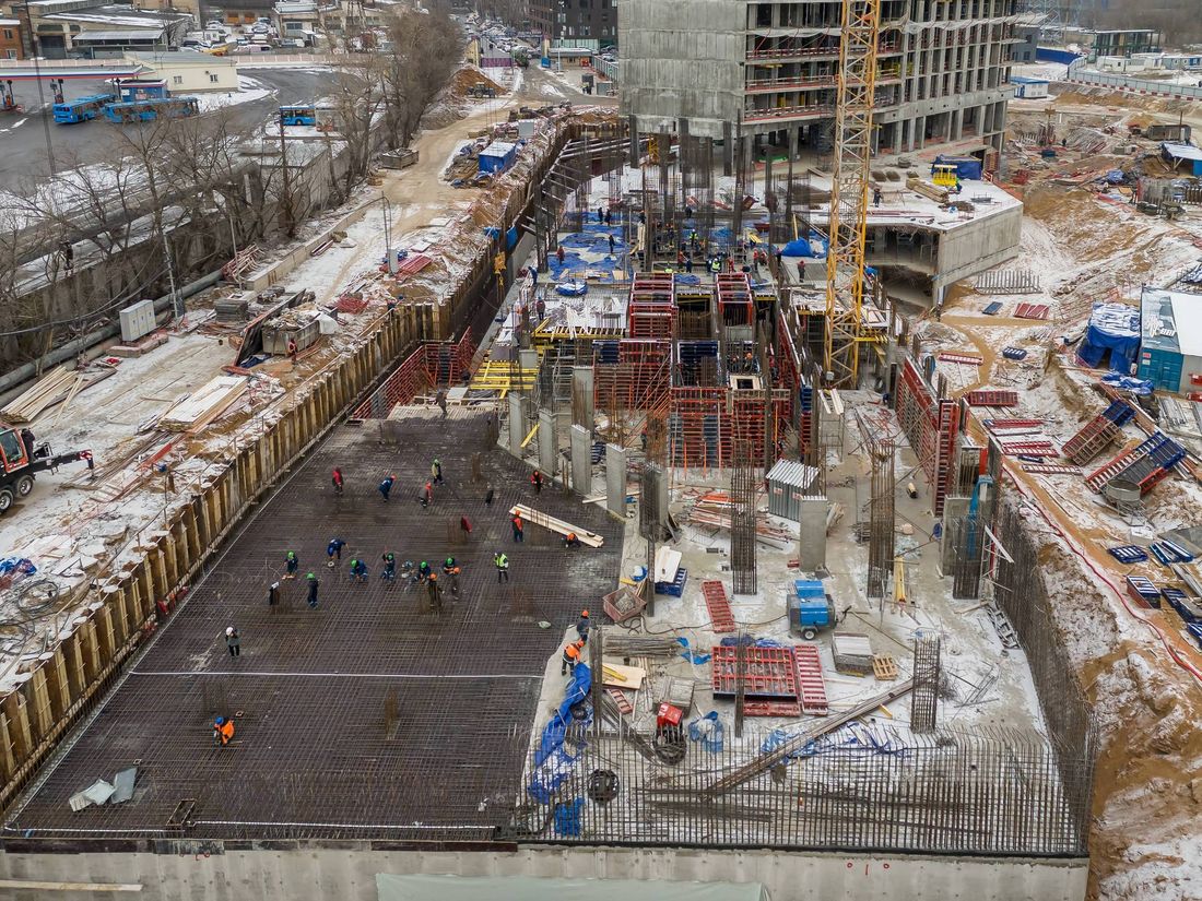 Ход строительства ЖК «Джойс» за Февраль 2025 г., фото №1