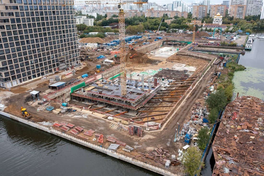 Ход строительства ЖК «Ривер Парк Коломенское» за Август 2021 г., фото №1