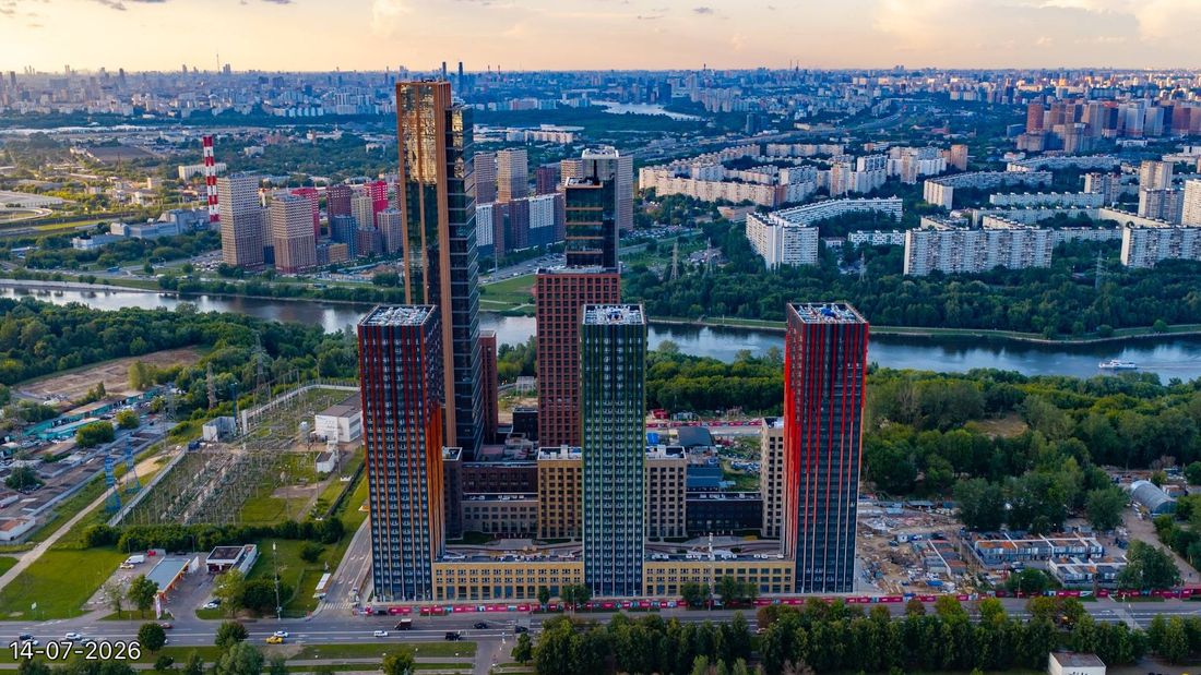 Ход строительства ЖК «Вейв» за Июль 2026 г., фото №1