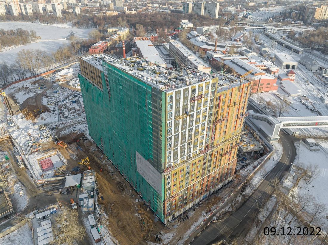 Ход строительства ЖК «Михалковский» за Декабрь 2022 г., фото №1