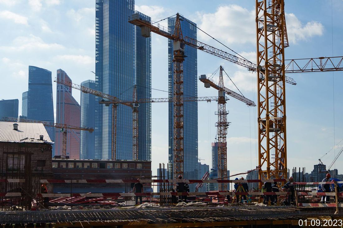 Ход строительства ЖК «Бадаевский» за Сентябрь 2023 г., фото №1