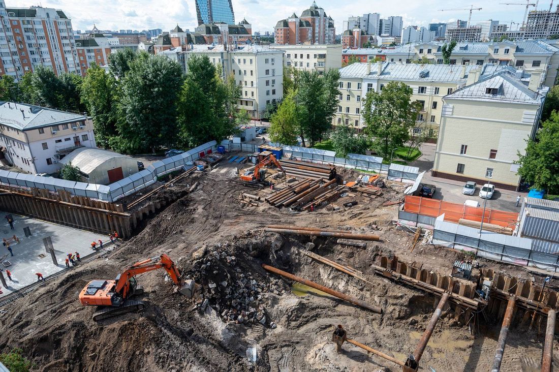 Ход строительства ЖК «Левел Бауманская» за Июль 2023 г., фото №1