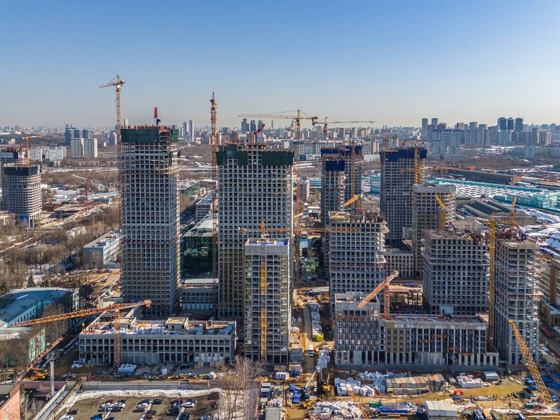 Ход строительства ЖК «Сет» за Март 2026 г., фото №1
