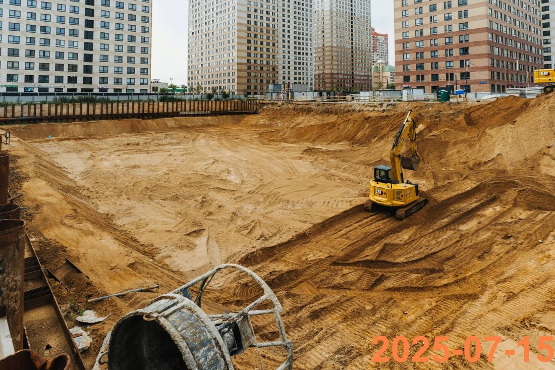 Ход строительства ЖК «Кронштадтский 9» за Июль 2025 г., фото №1