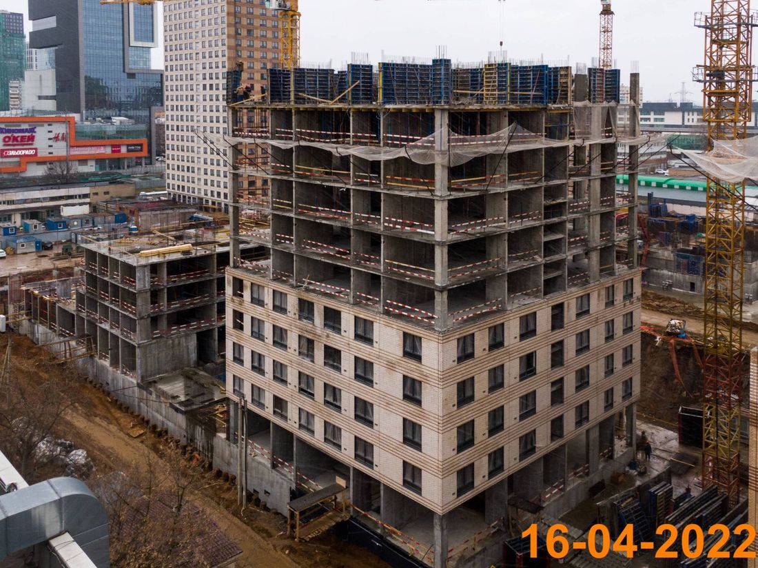 Ход строительства ЖК «Кронштадтский 9» за Апрель 2022 г., фото №1