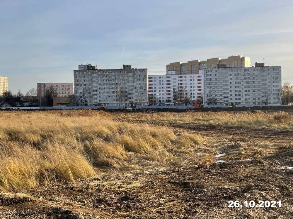 Ход строительства ЖК «Никольские луга» за Октябрь 2021 г., фото №1
