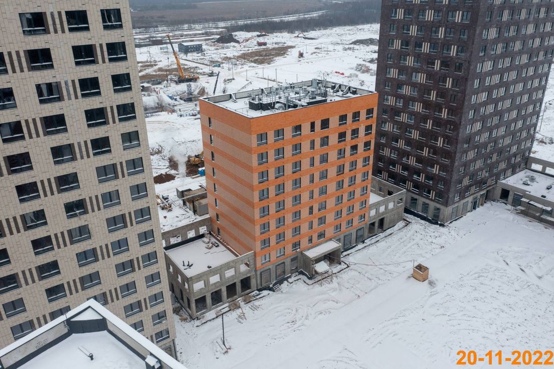 Ход строительства ЖК «Никольские луга» за Ноябрь 2022 г., фото №1
