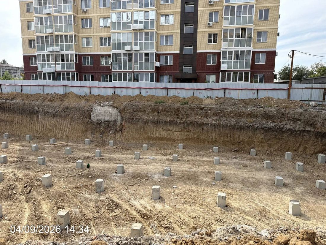Ход строительства ЖК «Ахтарский» за Август 2026 г., фото №1