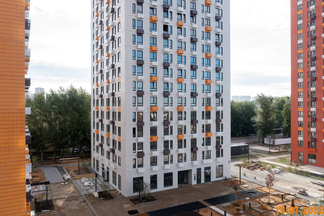 Ход строительства ЖК «Волжский парк» за Август 2022 г., фото №1