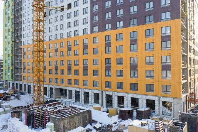 Ход строительства ЖК «Волжский парк» за Январь 2021 г., фото №1