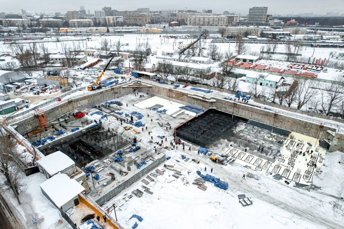 Ход строительства ЖК «Мод» за Январь 2022 г., фото №1