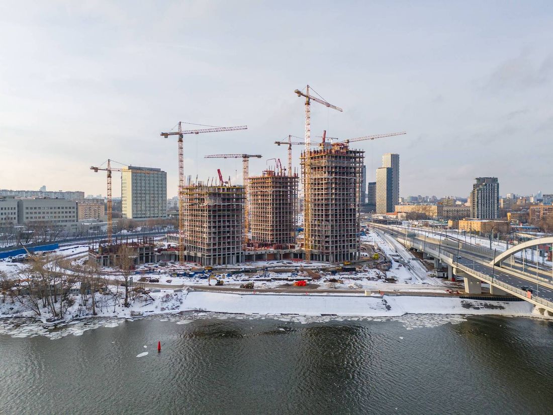 Ход строительства ЖК «Ривер Парк Кутузовский» за Декабрь 2023 г., фото №1