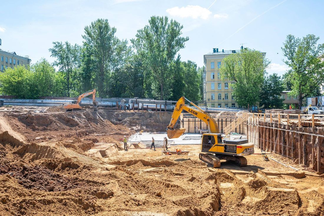 Ход строительства ЖК «ЭвоПарк Сокольники» за Июнь 2024 г., фото №1