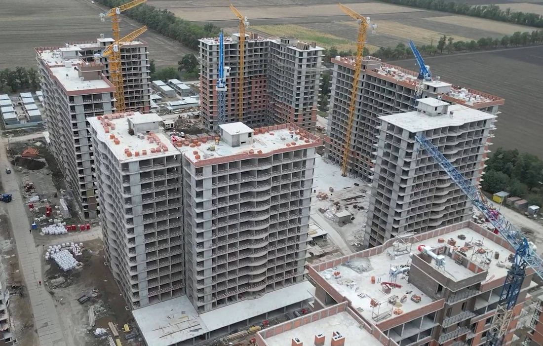 Ход строительства ЖК «Самолёт» за Сентябрь 2024 г., фото №1
