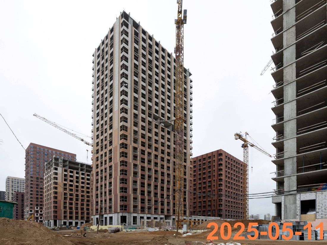 Ход строительства ЖК «Холланд парк» за Май 2025 г., фото №1
