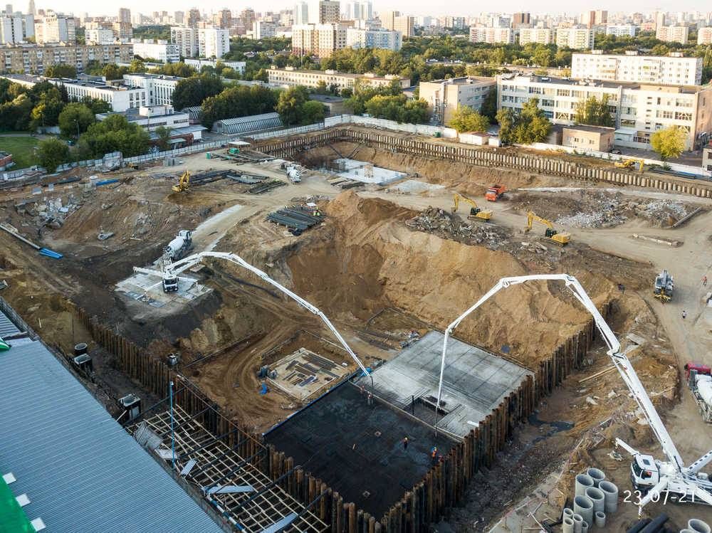 Ход строительства ЖК «Кронштадтский 9» за Июль 2021 г., фото №1