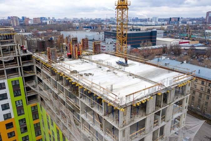 Ход строительства ЖК «Волжский парк» за Ноябрь 2020 г., фото №1