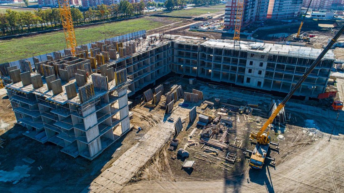 Ход строительства ЖК «Самолёт» за Октябрь 2020 г., фото №1