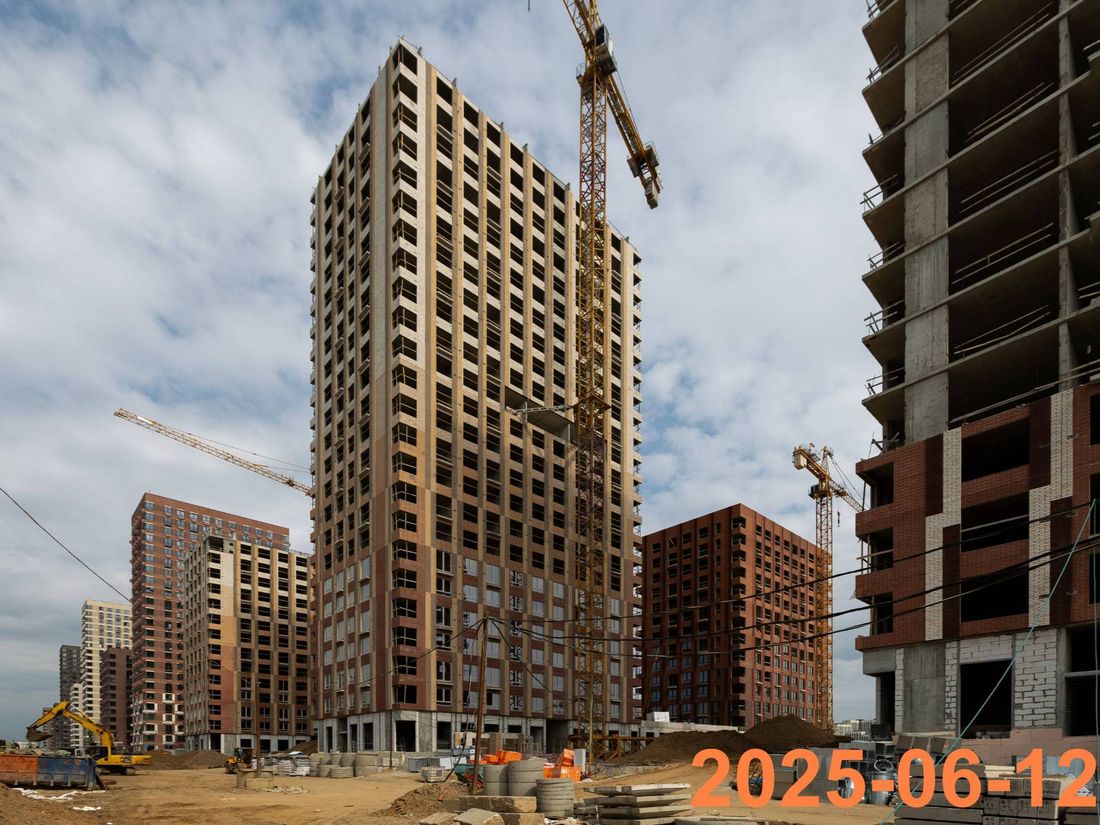 Ход строительства ЖК «Холланд парк» за Июнь 2025 г., фото №1