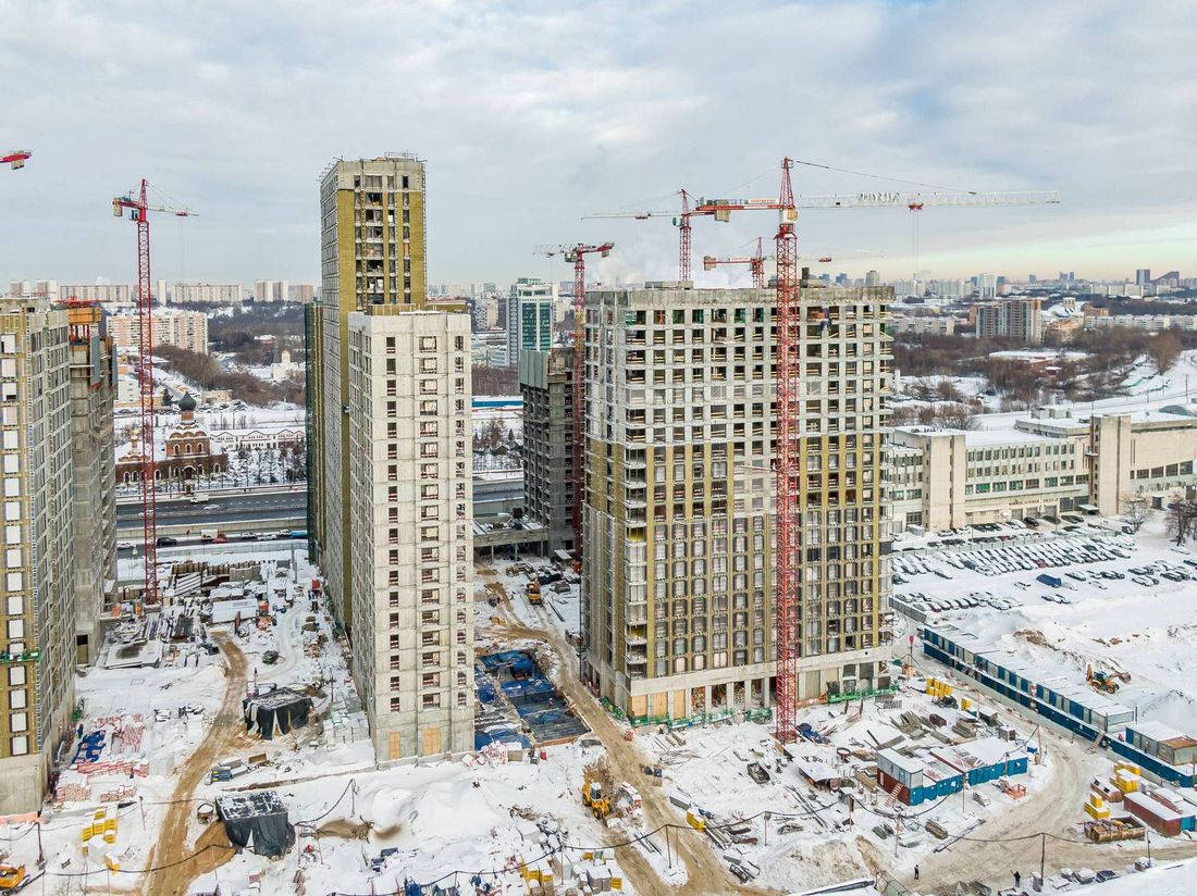Ход строительства ЖК «Сити Бэй» за Январь 2022 г., фото №1