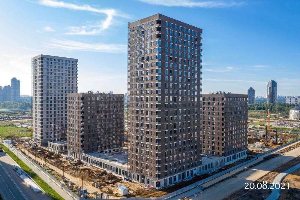Ход строительства ЖК «Холланд парк» за Август 2021 г., фото №1