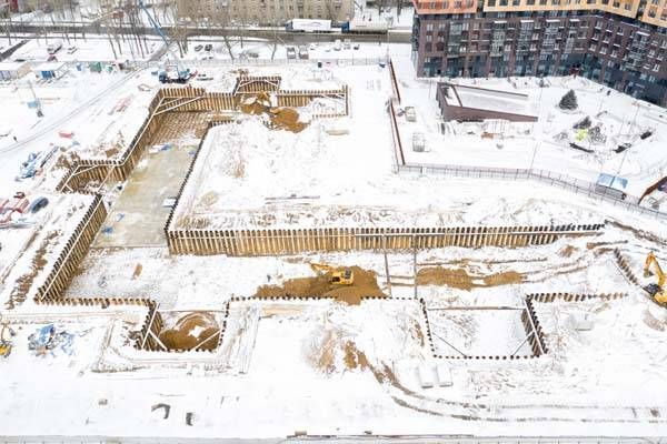 Ход строительства ЖК «Волжский парк» за Март 2020 г., фото №1