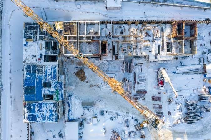 Ход строительства ЖК «Амурский парк» за Февраль 2021 г., фото №1