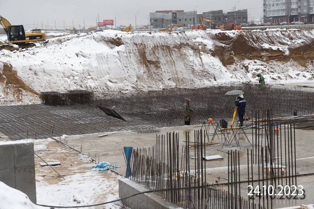 Ход строительства ЖК «Деснаречье» за Октябрь 2023 г., фото №1