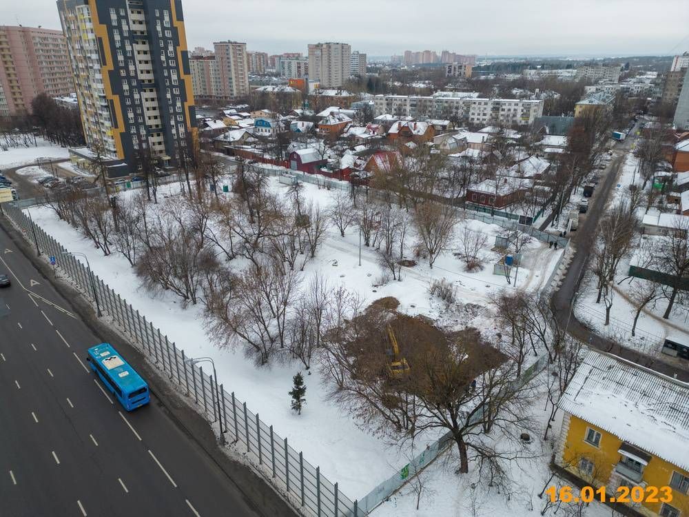 Ход строительства ЖК «Юнино» за Январь 2023 г., фото №1