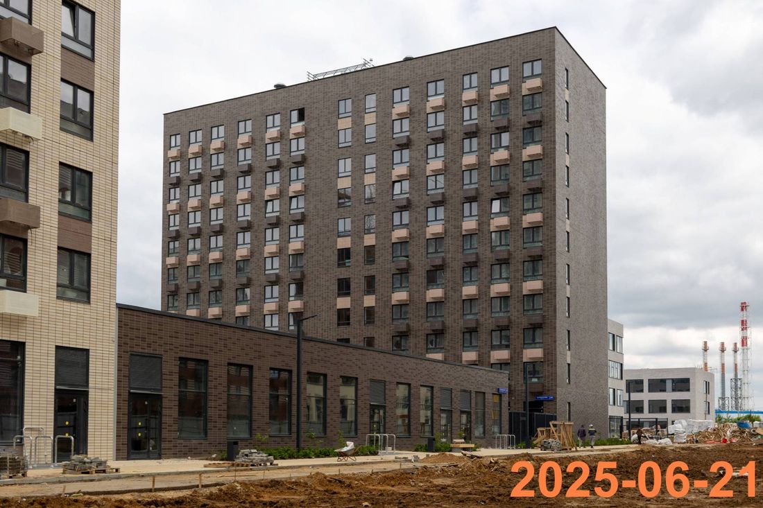 Ход строительства ЖК «Никольские луга» за Июнь 2025 г., фото №1