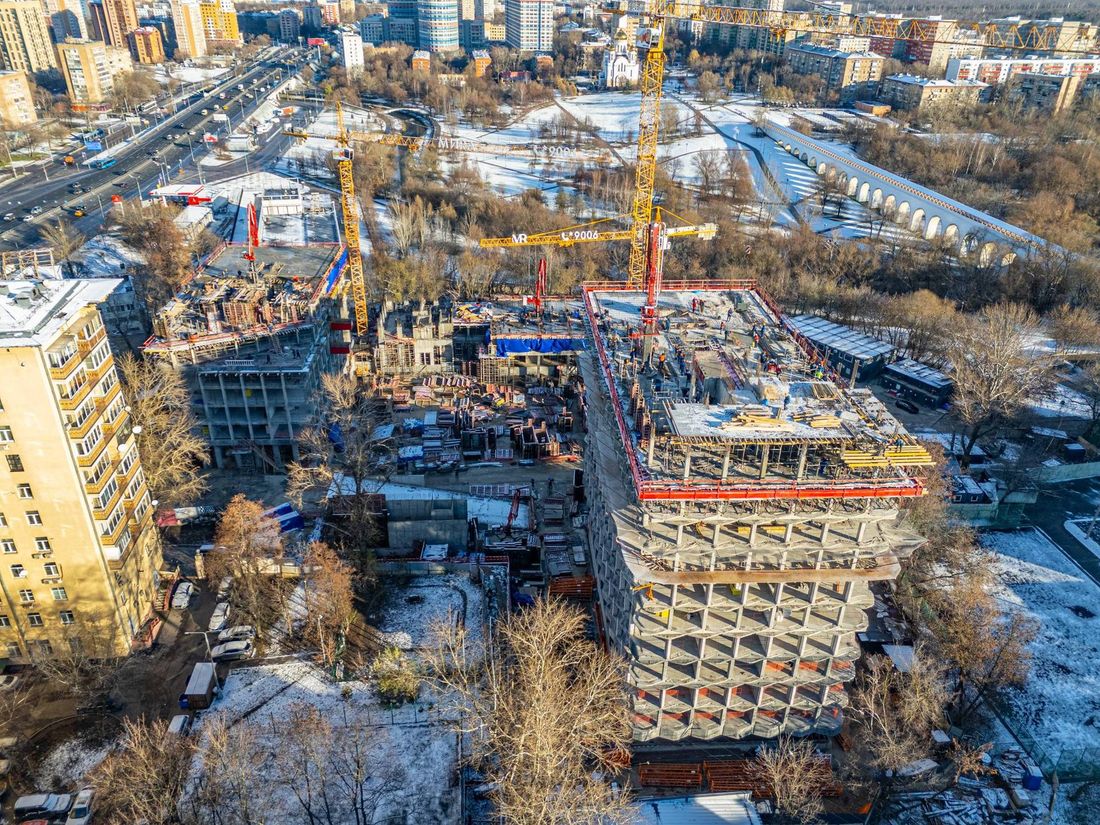Ход строительства ЖК «Дом премиум-класса МИРА» за Ноябрь 2025 г., фото №1