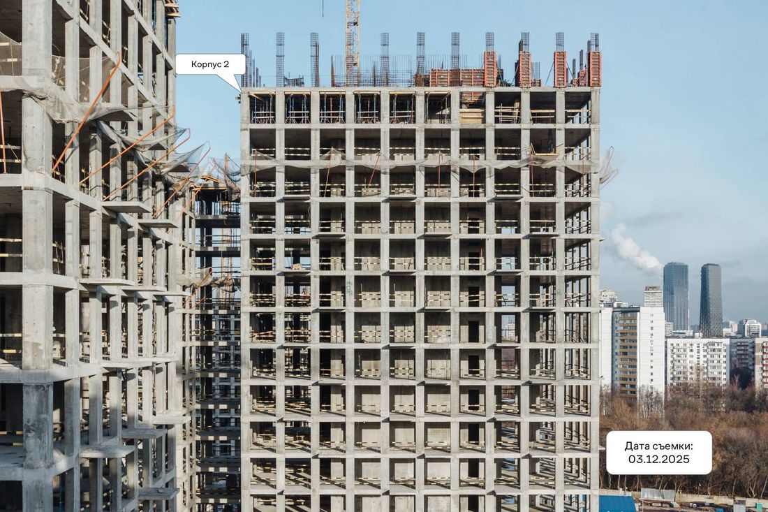 Ход строительства ЖК «НОВА» за Декабрь 2025 г., фото №1