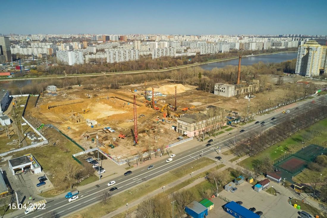 Ход строительства ЖК «Вейв» за Апрель 2022 г., фото №1