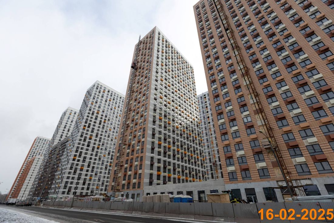 Ход строительства ЖК «Амурский парк» за Февраль 2025 г., фото №1