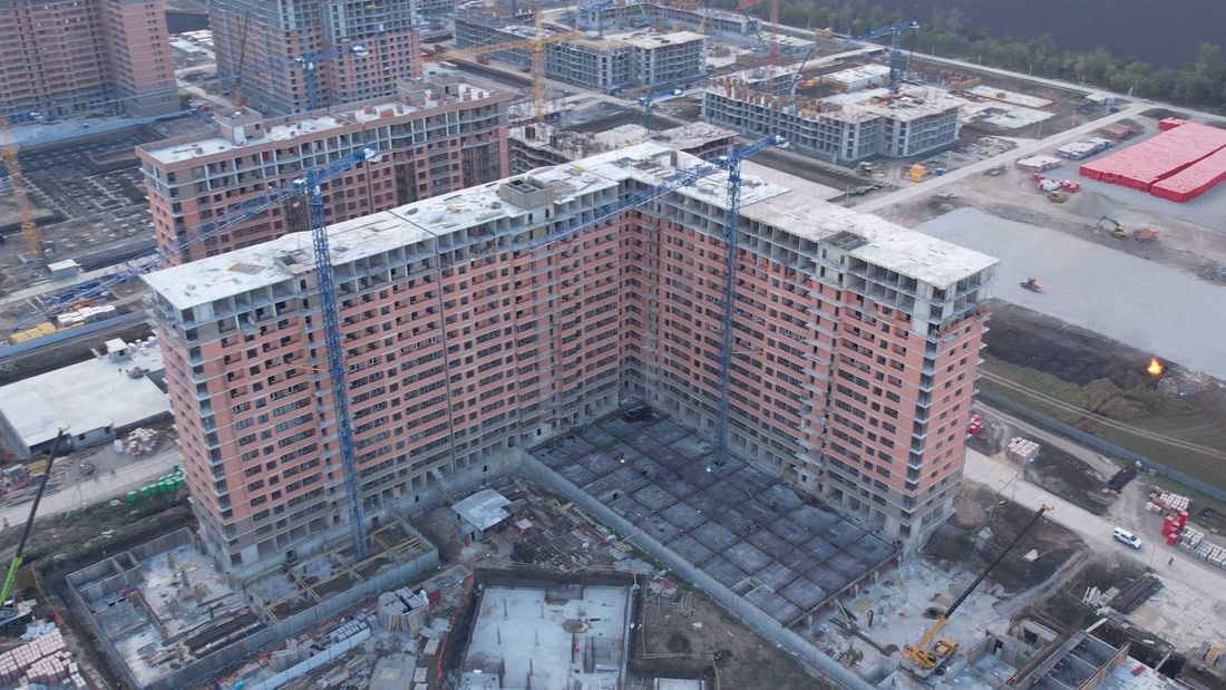 Ход строительства ЖК «Самолёт» за Октябрь 2022 г., фото №1