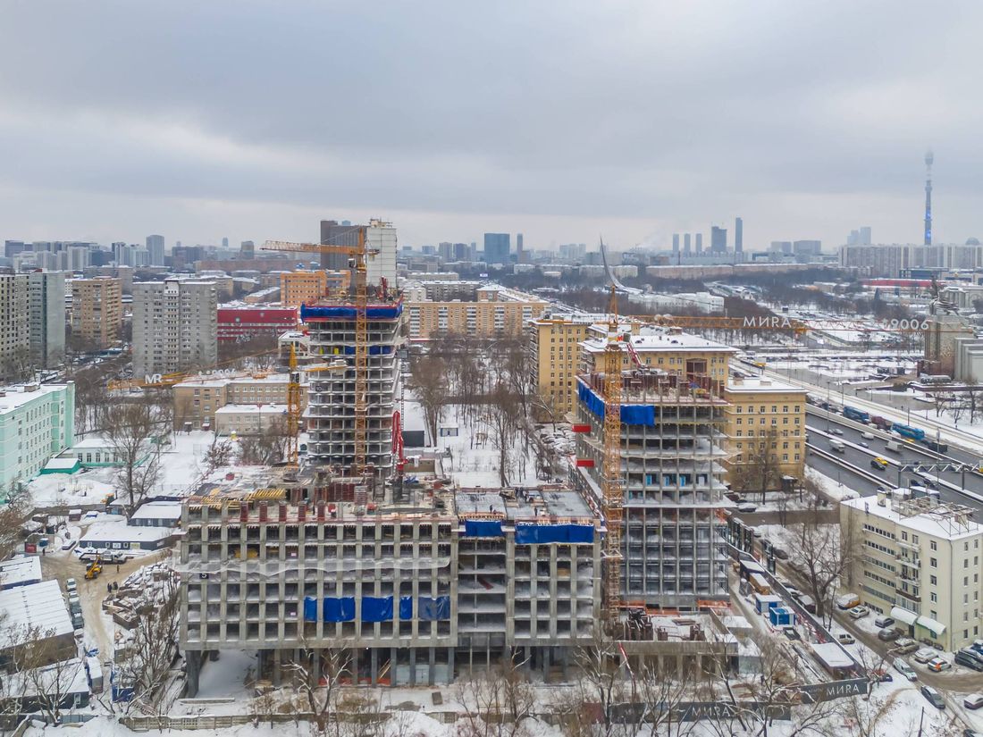 Ход строительства ЖК «Дом премиум-класса МИРА» за Январь 2026 г., фото №1