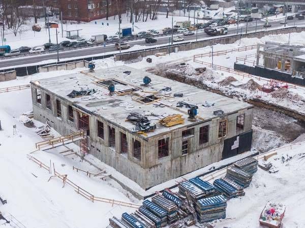 Ход строительства ЖК «Большая Академическая 85» за Февраль 2021 г., фото №1